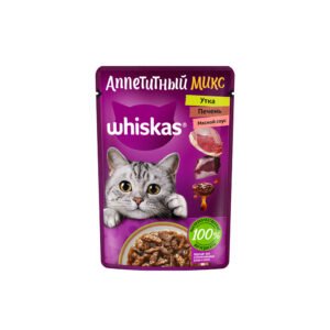 Whiskas Can with Duck Pet Complete Wet Cat Food